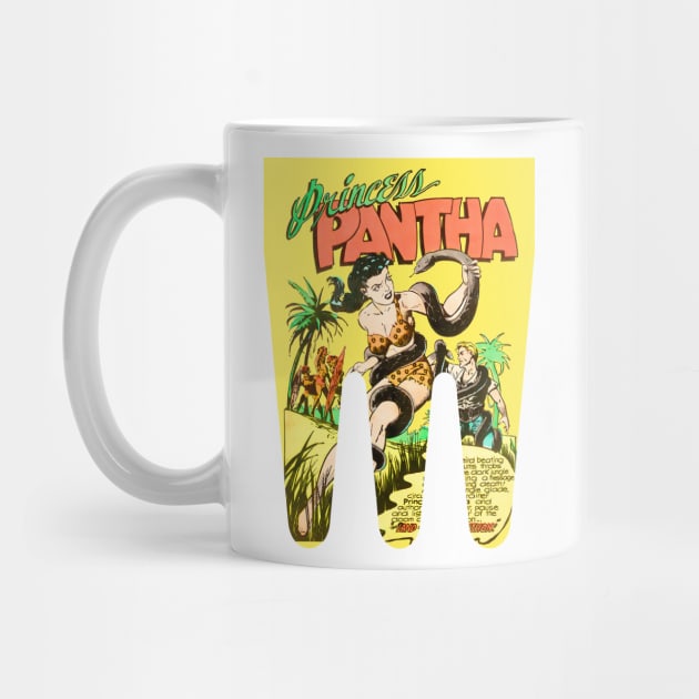 Princess Pantha Retro Vintage Comic Old Fantasy Funny Scifi Popart by REVISTANGO